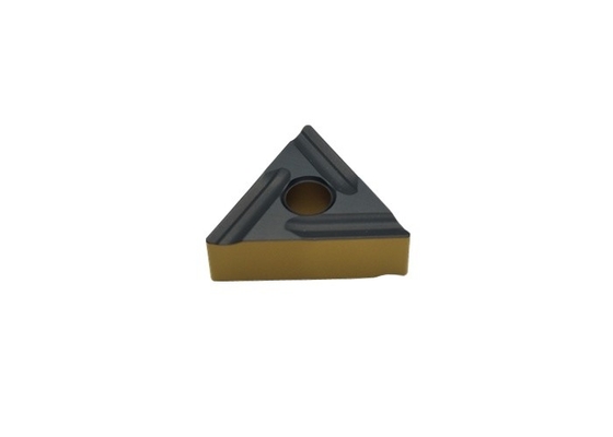 Schwarzes/gelber Dreheneinsatz TNMG160404L-M CNC für Stahlwerkstücke