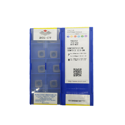 Kundenspezifisches Karbid-Prägeeinsätze mit PVD Nc-TiAIN, das SDMT09T312-DM YBG202 beschichtet