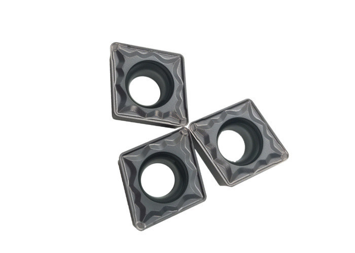 Hartmetall CNC, der Einsätze dreht, bearbeitet CCMT09T308-HMP Schwarz-Farbe