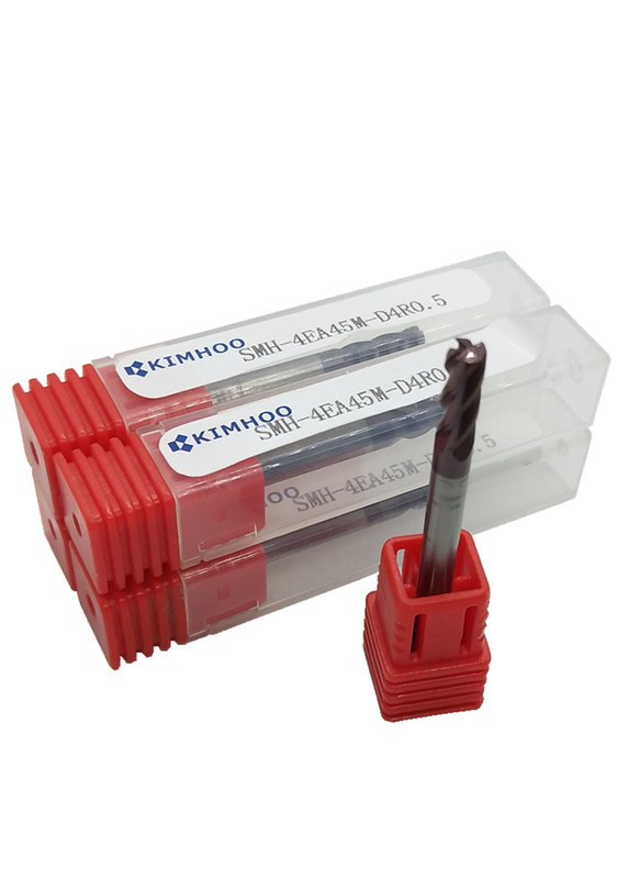 Schwarz-Farbe der Hochleistungs-feste Karbid-Schaftfräser-SMH-4EA45M-D4R0.5