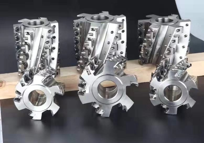 Plum Blossom Type Spiral Cutterhead-Stahl-oder Aluminiumlegierungs-Material